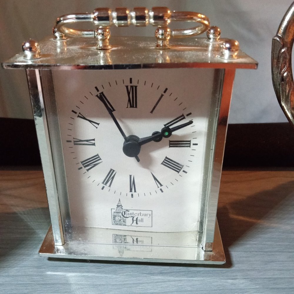 Vintage antique clock by Canterbury Hall